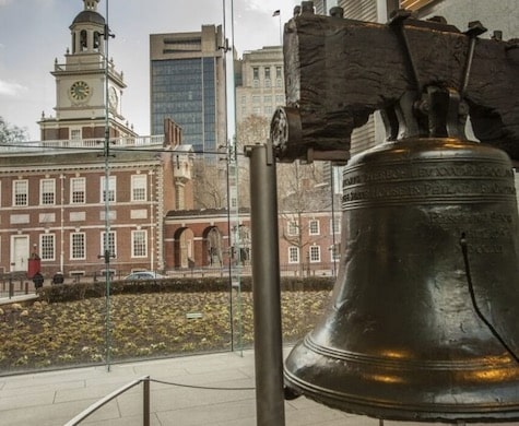 Near the Liberty Bell